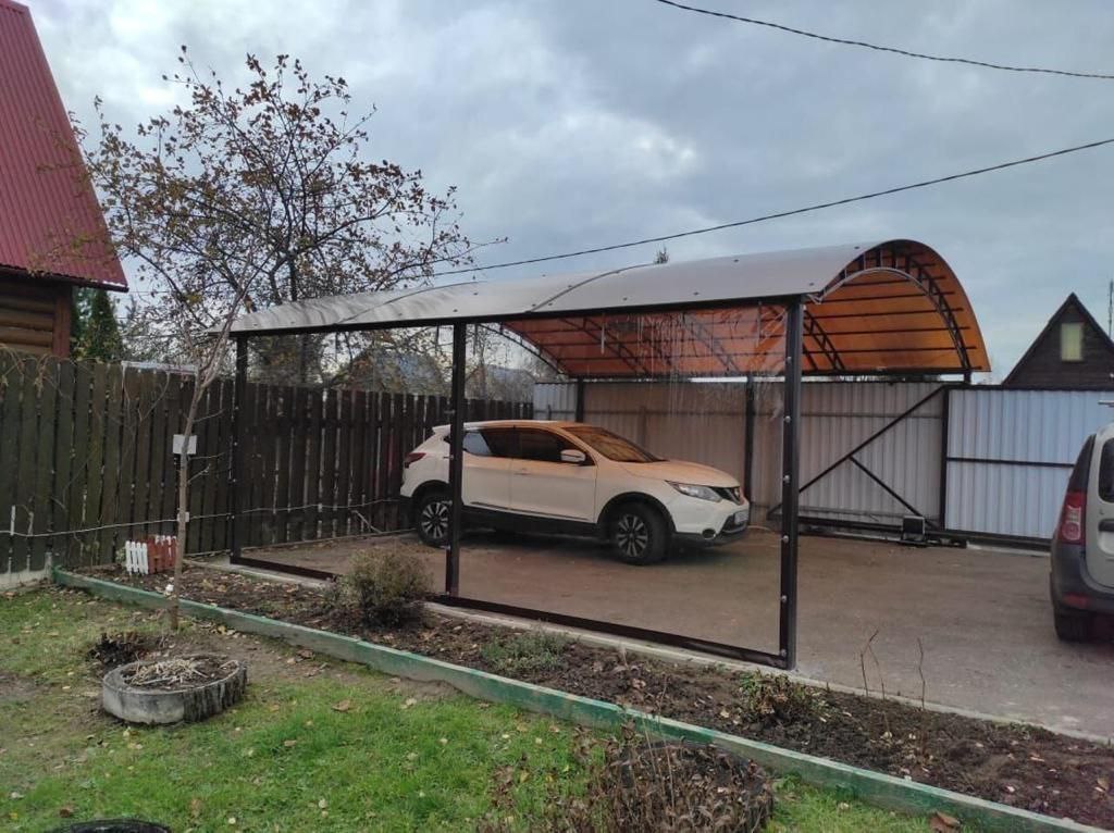 Прозрачные шторы ПВХ для навеса под автомобиль в Красноармейске